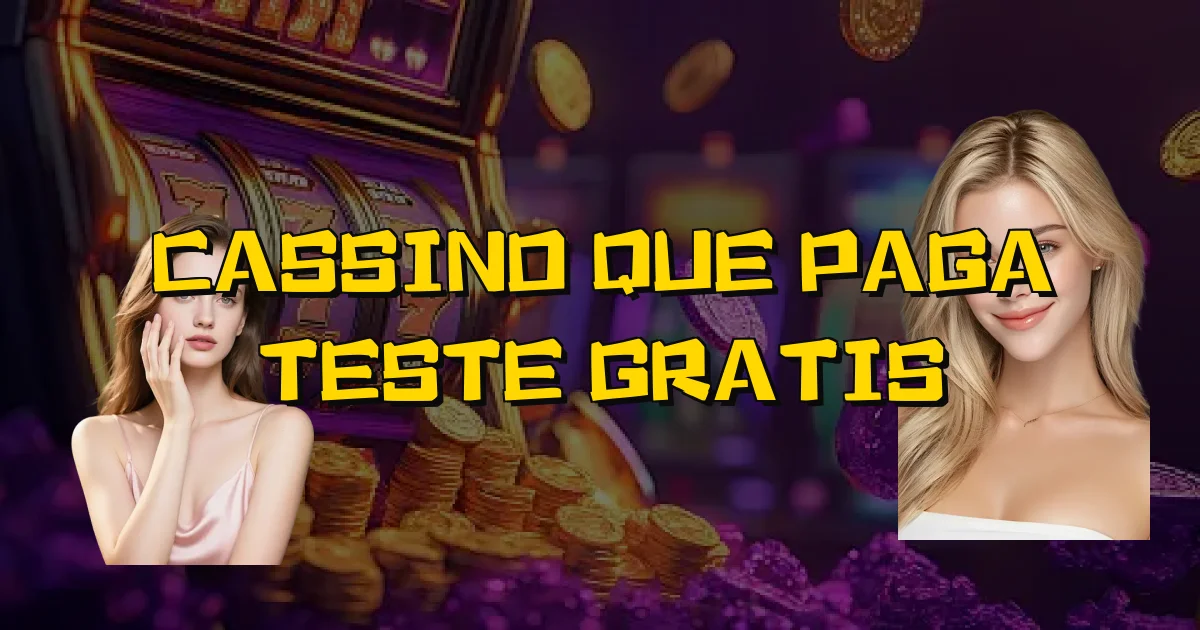 Cassino Que Paga Teste Gratis Oficial