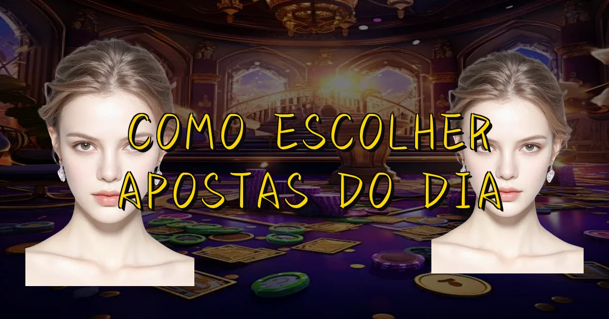 Como Escolher Apostas Do Dia Oficial