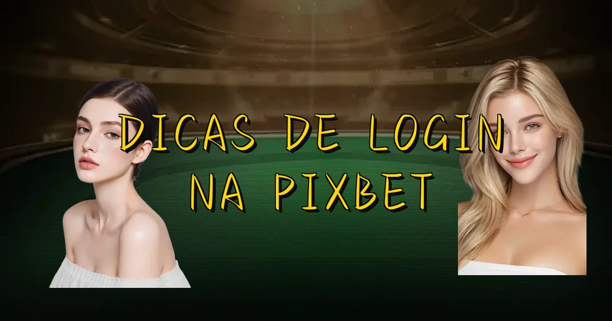 Dicas De Login Na Pixbet Oficial