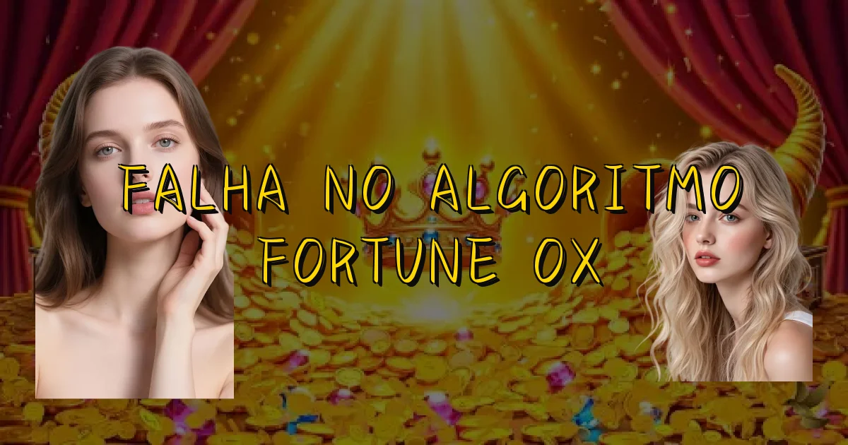 Falha No Algoritmo Fortune Ox Oficial