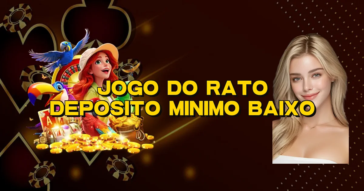 Jogo Do Rato Deposito Minimo Baixo Oficial