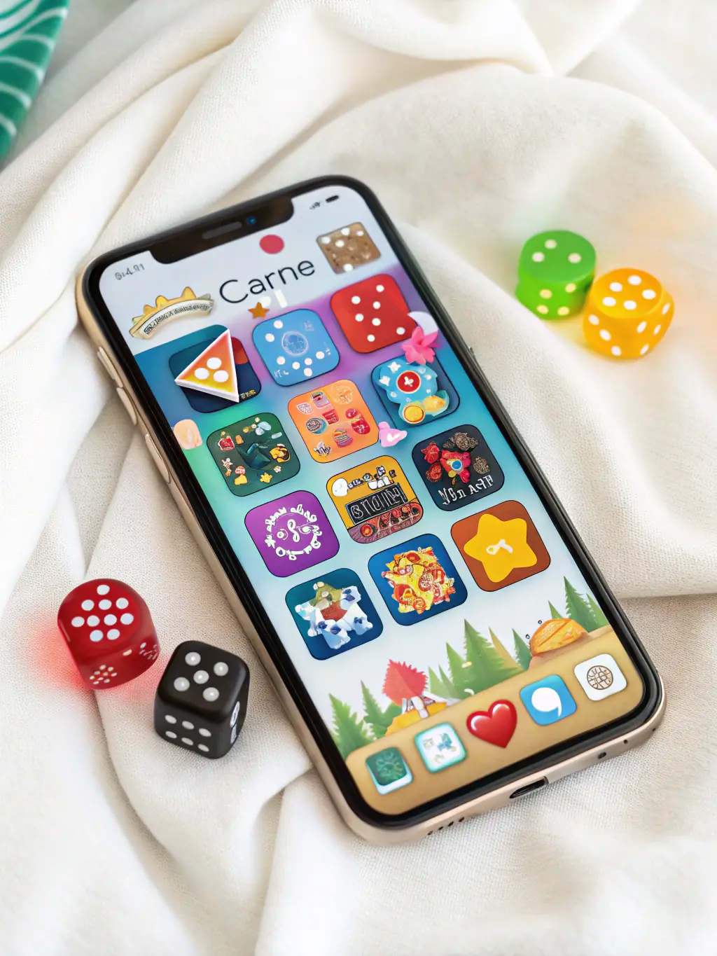 A vibrant screenshot of the Free Tiger Game app's home screen, showcasing a diverse selection of game icons and a clean, intuitive user interface.