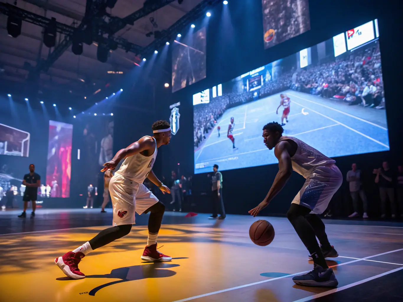 A dynamic scene of players competing in a virtual sports game on the Free Tiger Game platform, emphasizing the platform's competitive and engaging sports activities.